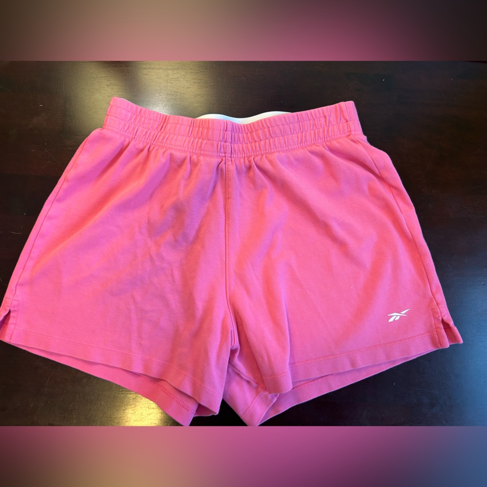 Reebok Women's Bright Pink Athletic Shorts